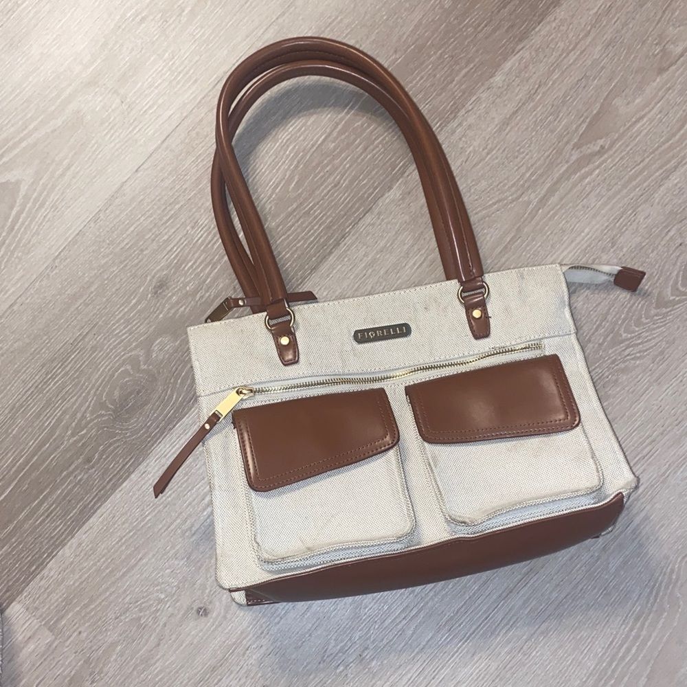 Fiorelli Tan and Cream Tote Bag